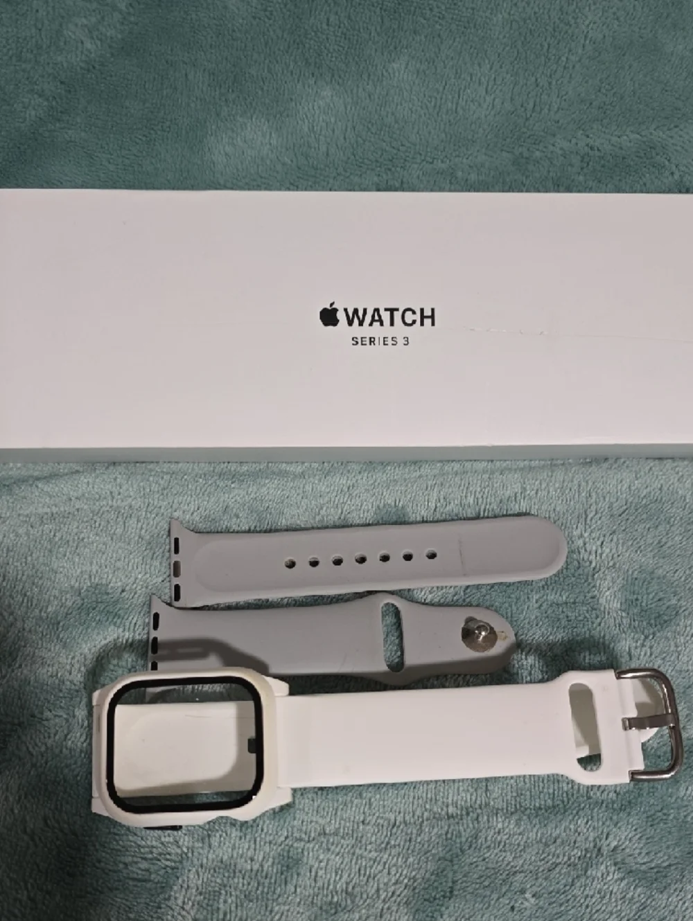 Apple Watch Series 3 Silver Case with Black Band